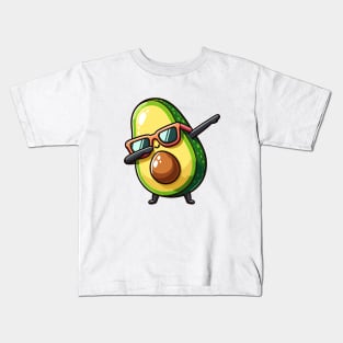 Cool Avocado Dab Kids T-Shirt